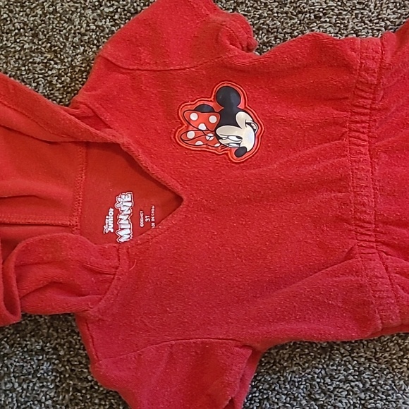 Kids 3T Cover up, Bath Robe Minne Mouse - Picture 2 of 5